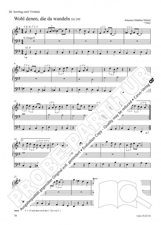 Wohl denen, die da wandeln